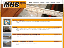 Tablet Screenshot of mhb.co.at